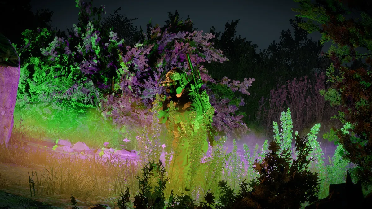 Throwable Road Flares in-game still 2