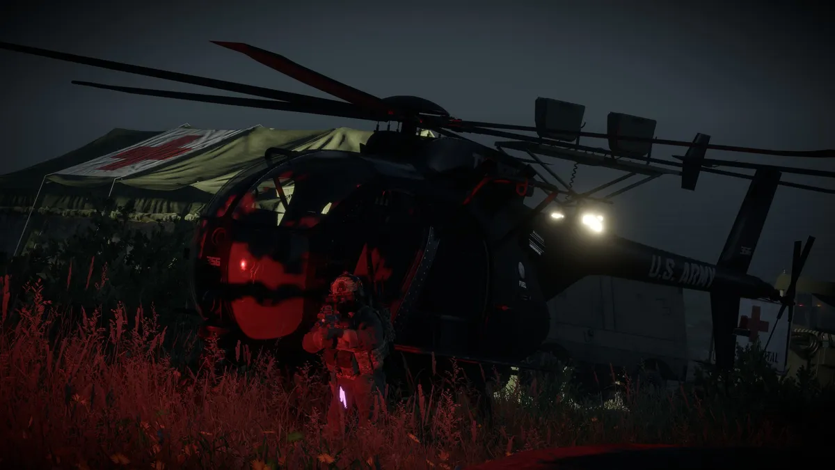 Throwable Road Flares in-game still 3