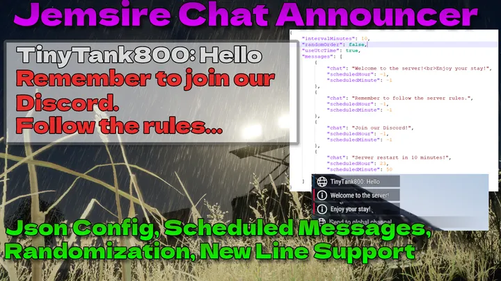 Jemsire Chat Announcer preview