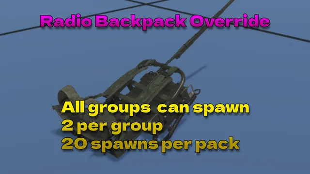 Radio Backpack Override preview
