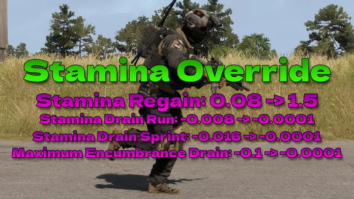 Stamina Override preview